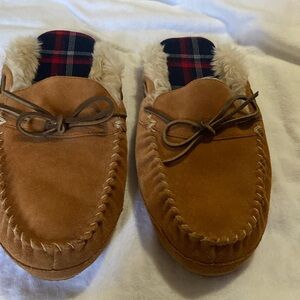 J Crew men suede slippers